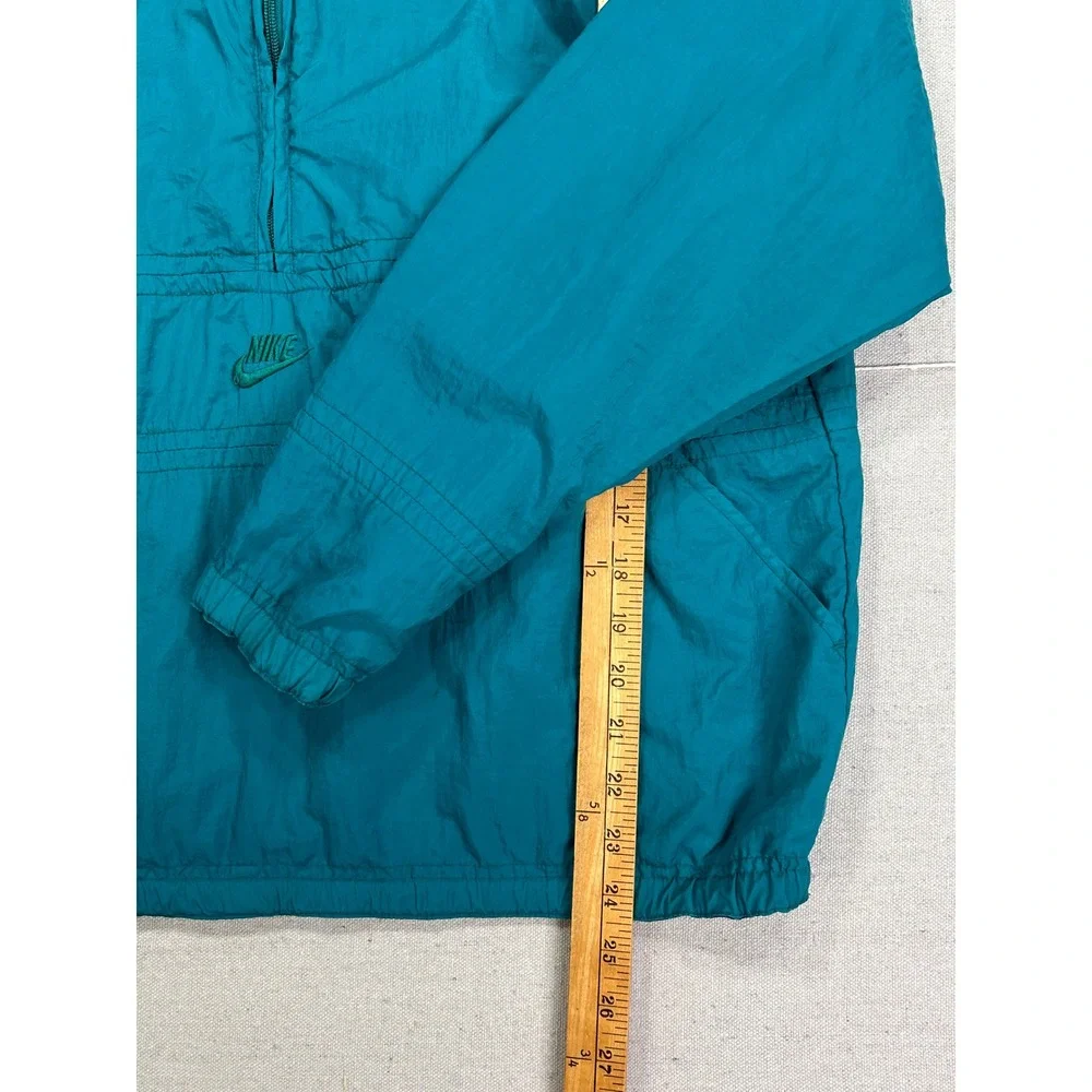 Vintage Nike Reversible Windbreaker Mens Medium 1/2 Zip Geometric Anorak Jacket